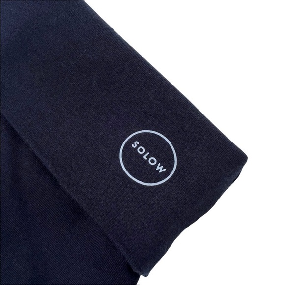 Solow Foldover Flare Legging Girls Size Small (7-8) Black so low New NWT - Picture 3 of 6